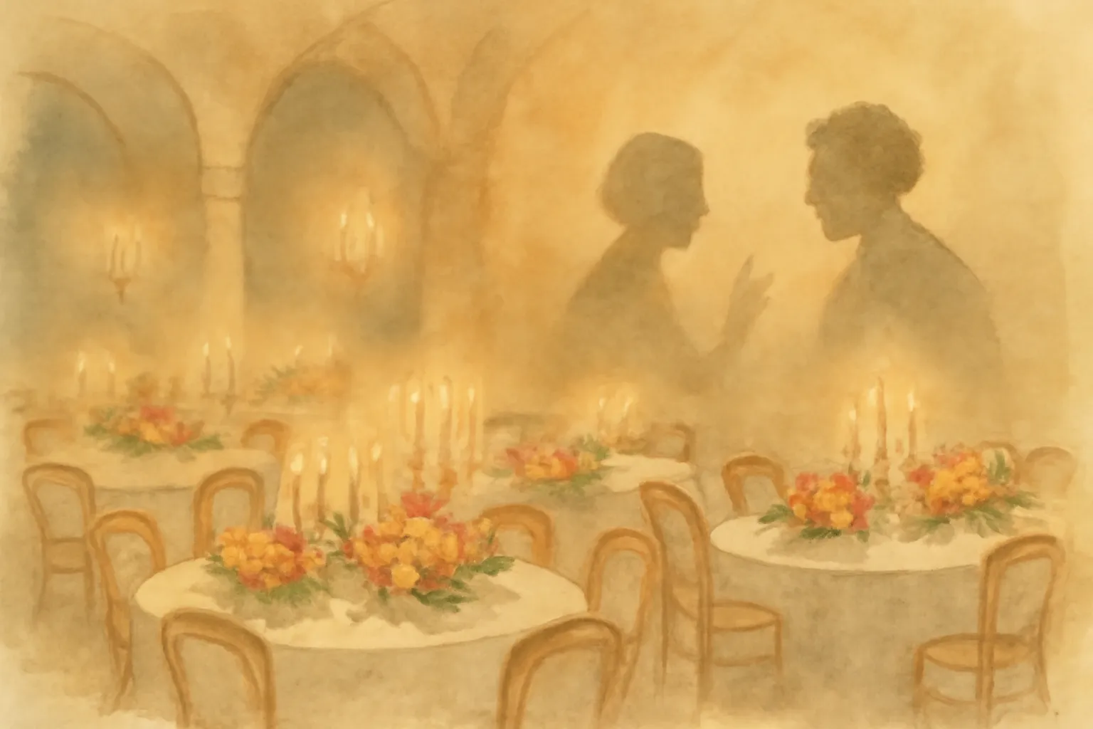 Ilustración de El banquete
