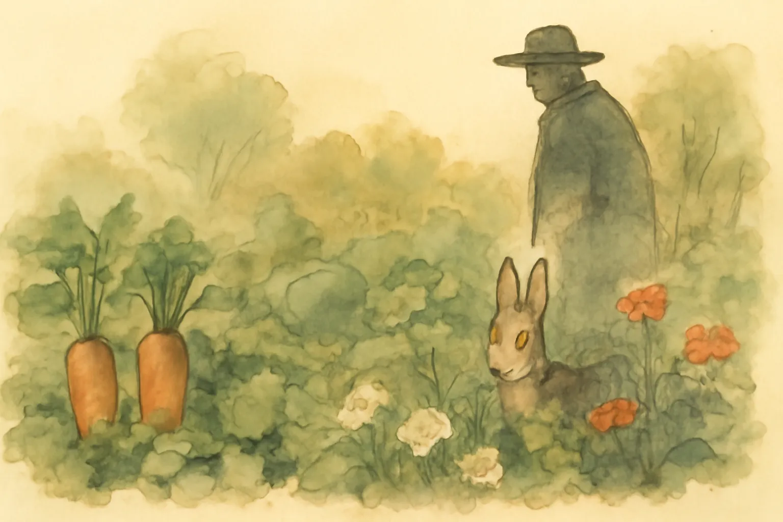 Ilustración de El cuento de Perico el conejo travieso