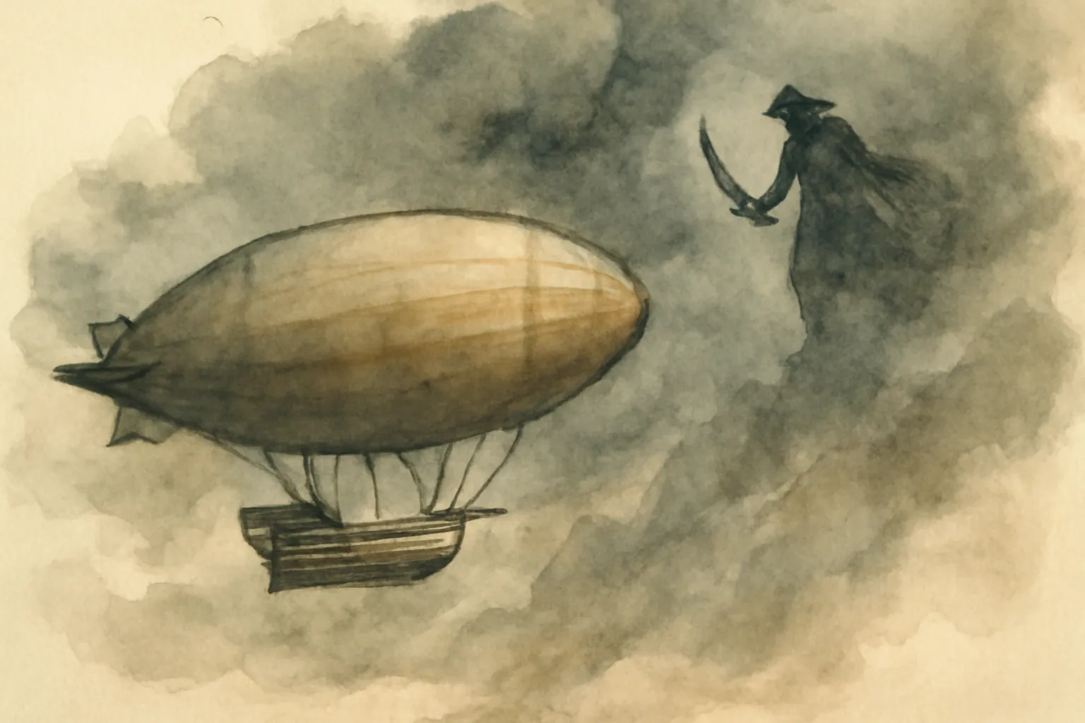Ilustración de El pirata del aire