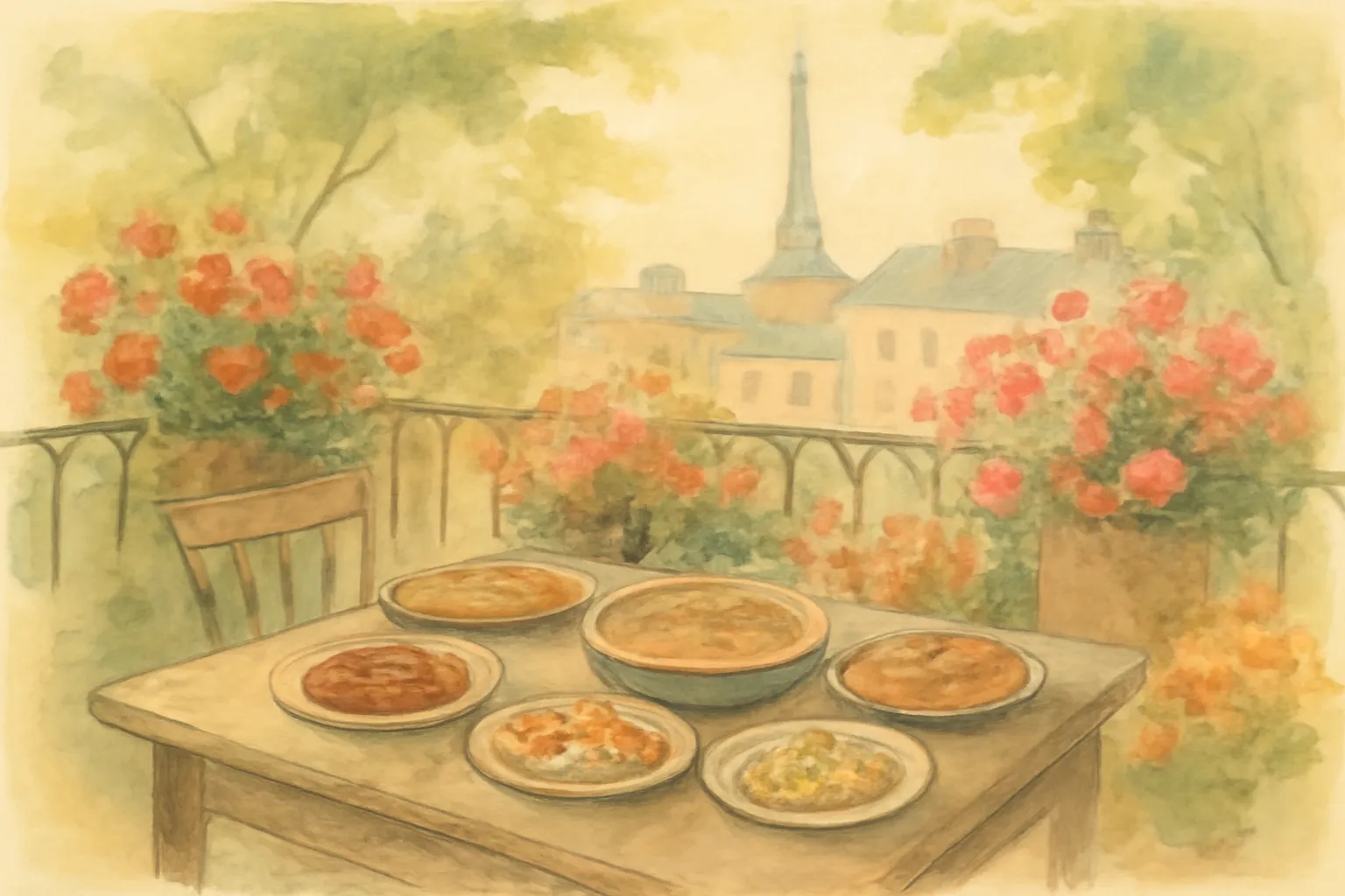 Illustration for The Alice B. Toklas Cookbook