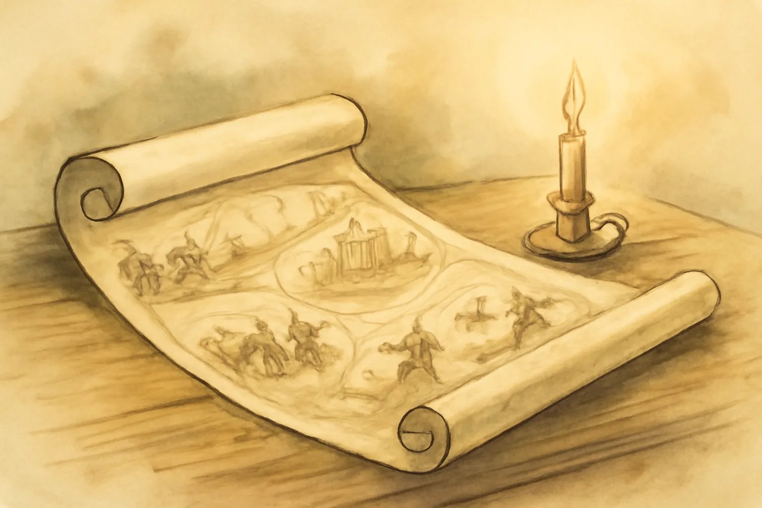 Illustration for The Anglo-Saxon Chronicle