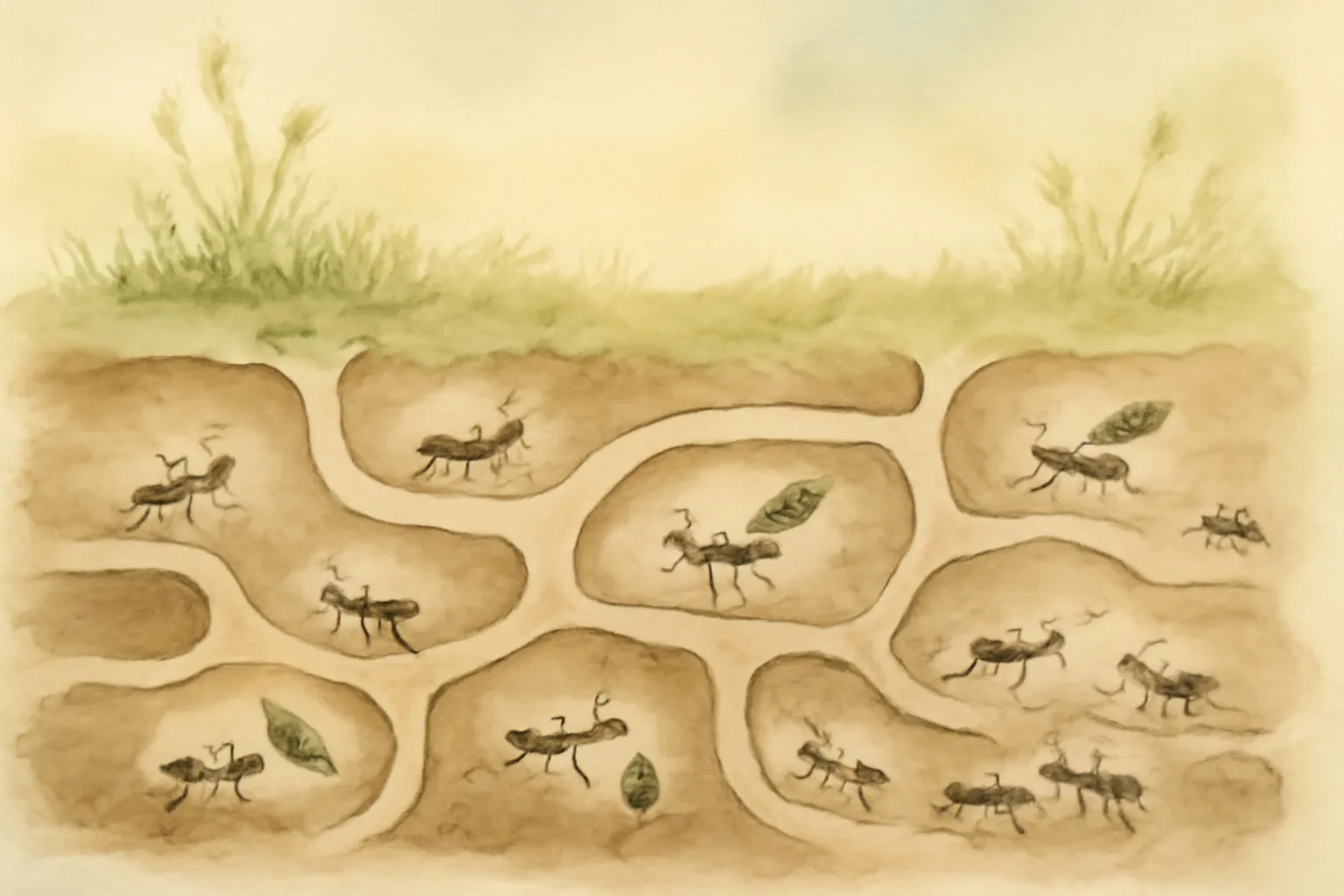 Illustration for The Ants