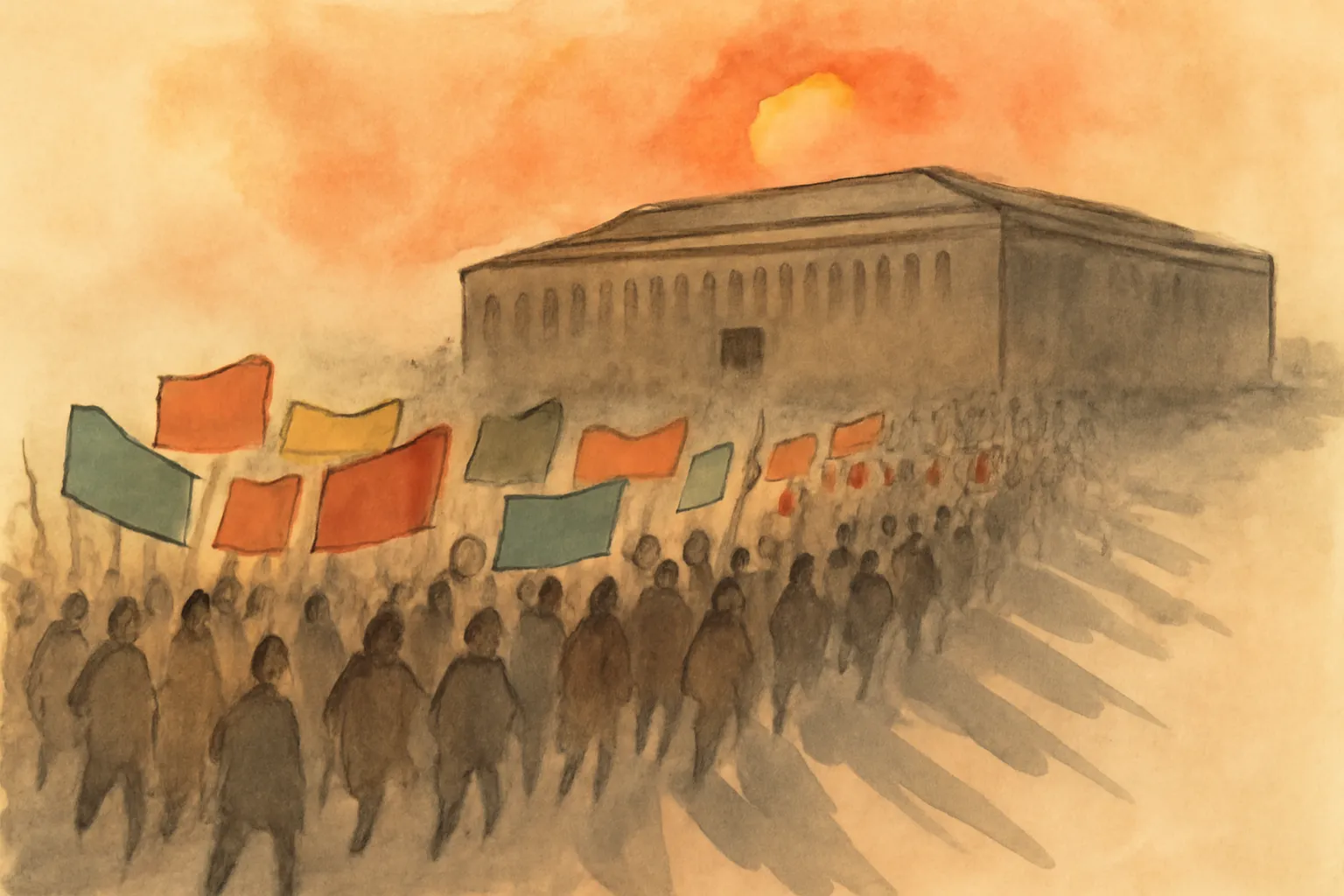Illustration for The Armies of the Night