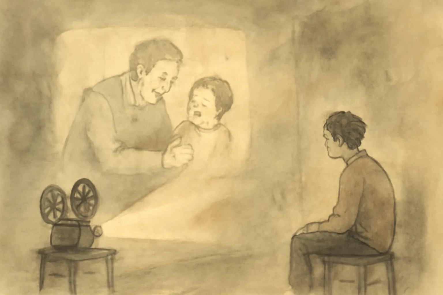 Illustration for The Booker Prize Anthology: The Ghost Road