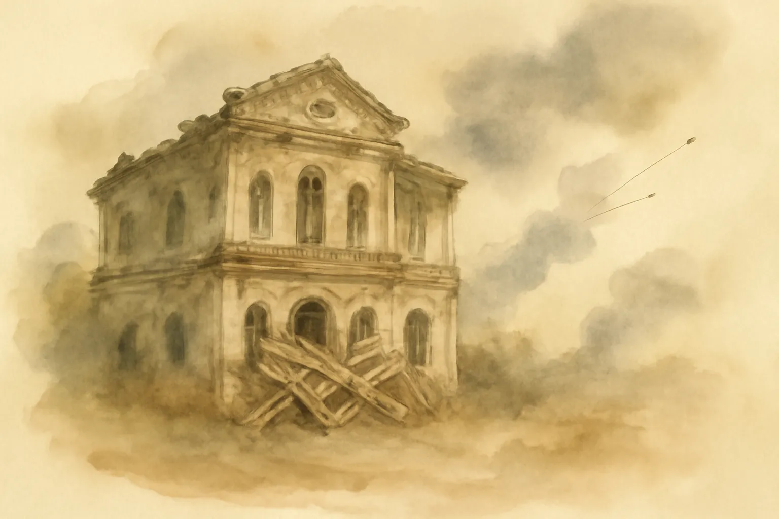 Illustration for The Booker Prize Anthology: The Siege of Krishnapur