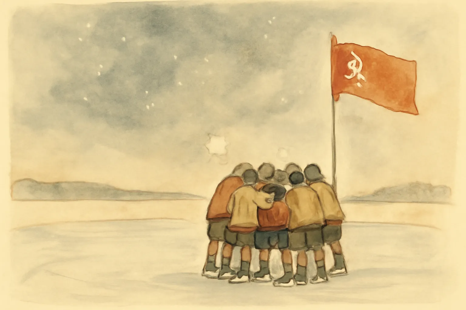 Illustration for The Boys of Winter: The Untold Story of a Coach, a Dream, and the 1980 U.S. Olympic Hockey Team