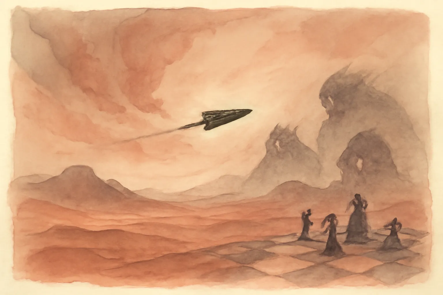 Illustration from The Chessmen of Mars
