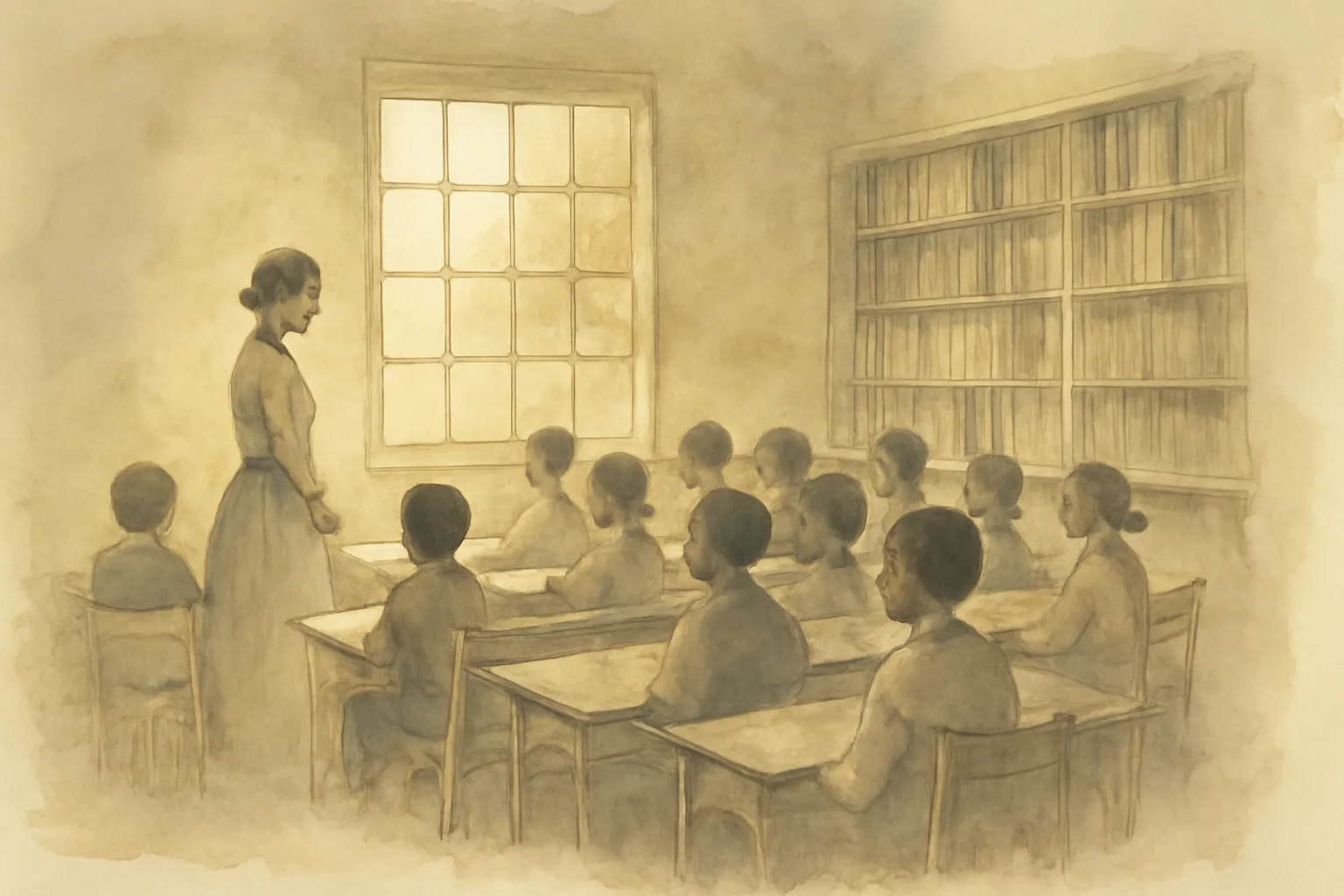 Ilustración de The Choctaw Freedmen and the Story of Oak Hill Industrial Academy