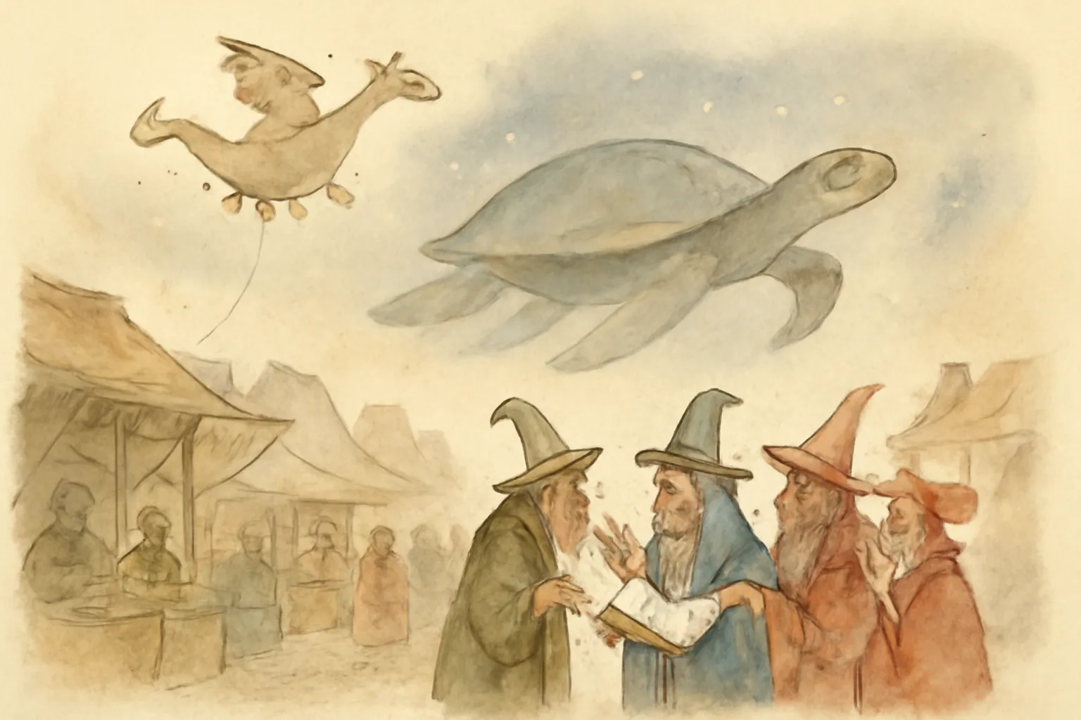 Illustration for The Colour of Magic