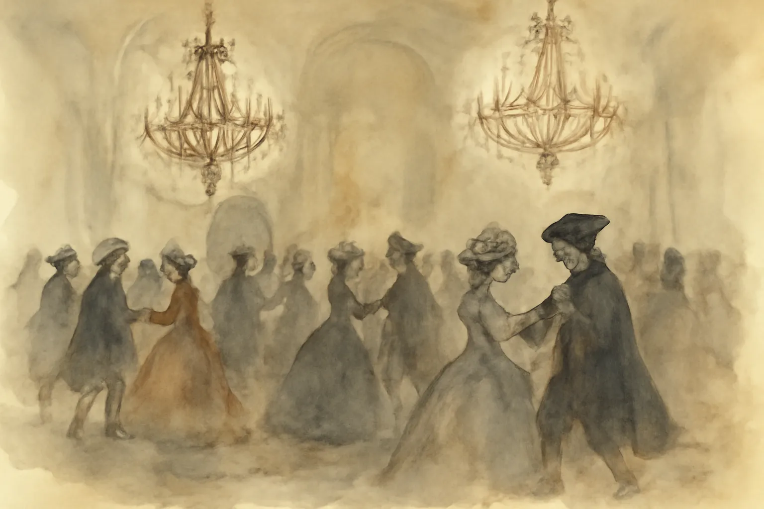 Ilustración de Los conspiradores o El caballero d'Harmental