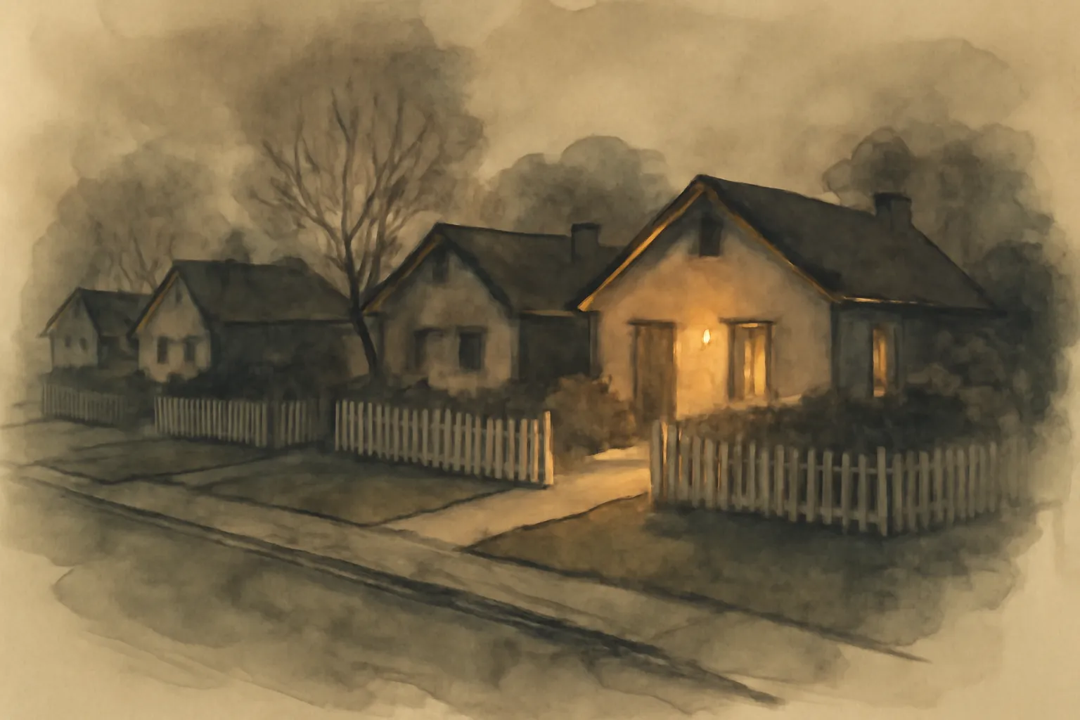 Illustration for The Couple Next Door