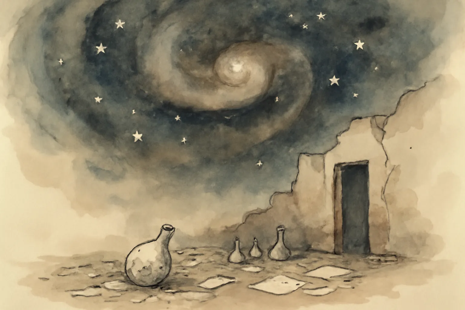 Ilustración de El estallido del fin del mundo