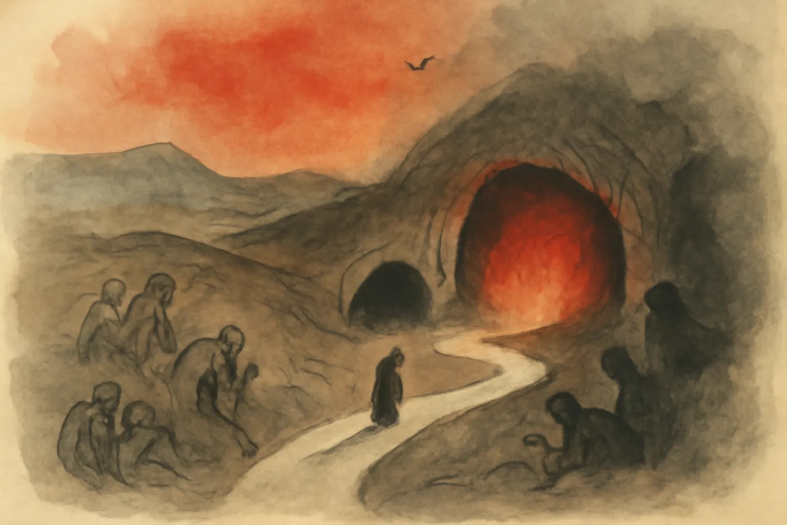 Ilustración de La Divina Comedia: Infierno