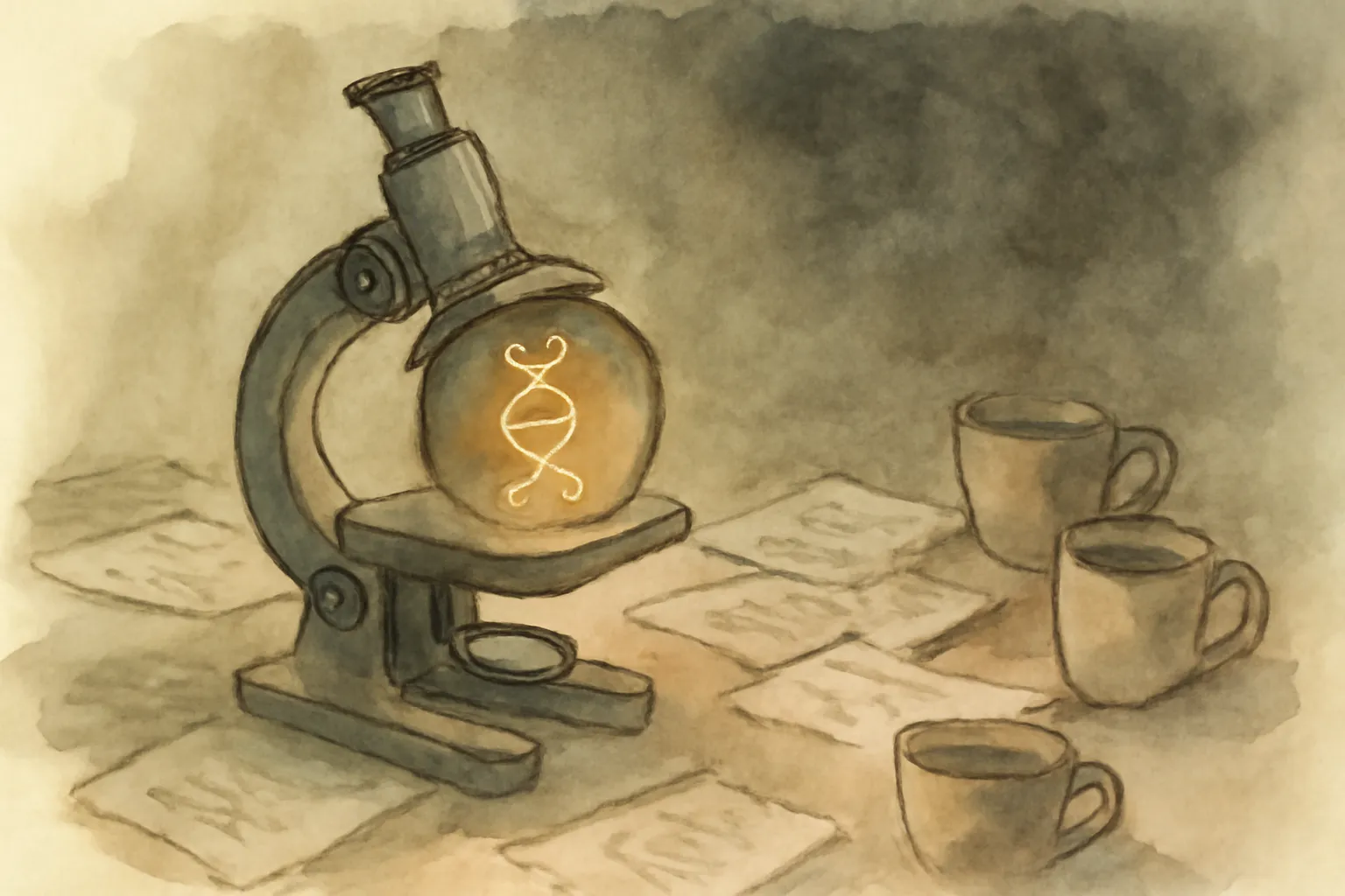 Illustration for The Double Helix