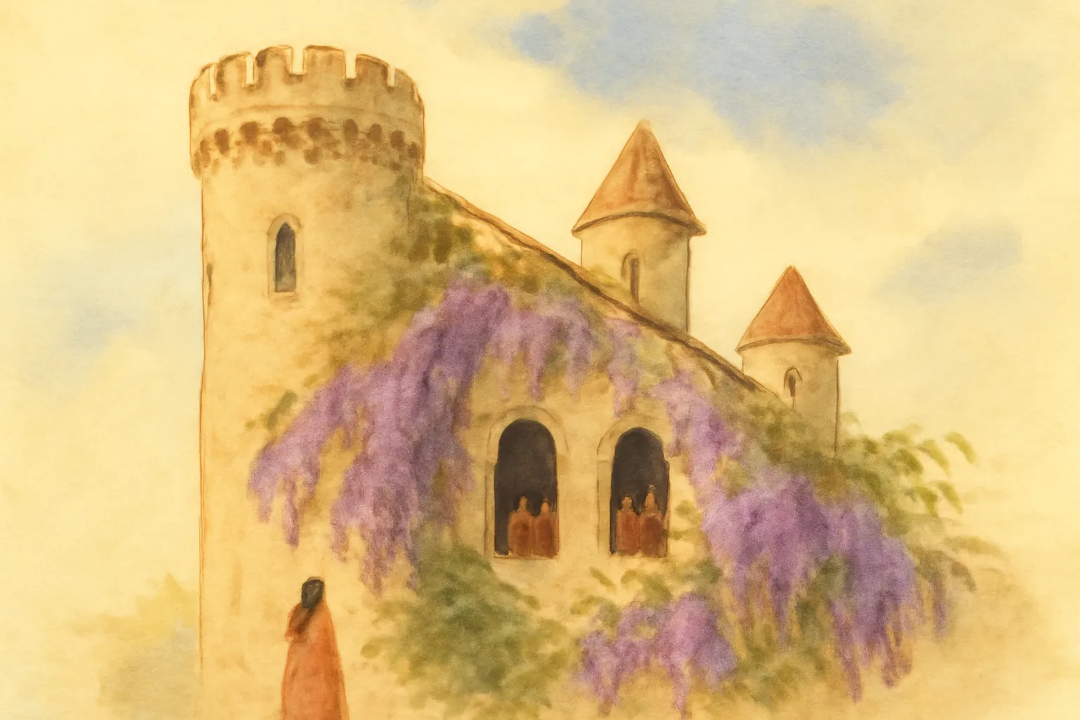 Ilustración de Un abril encantado