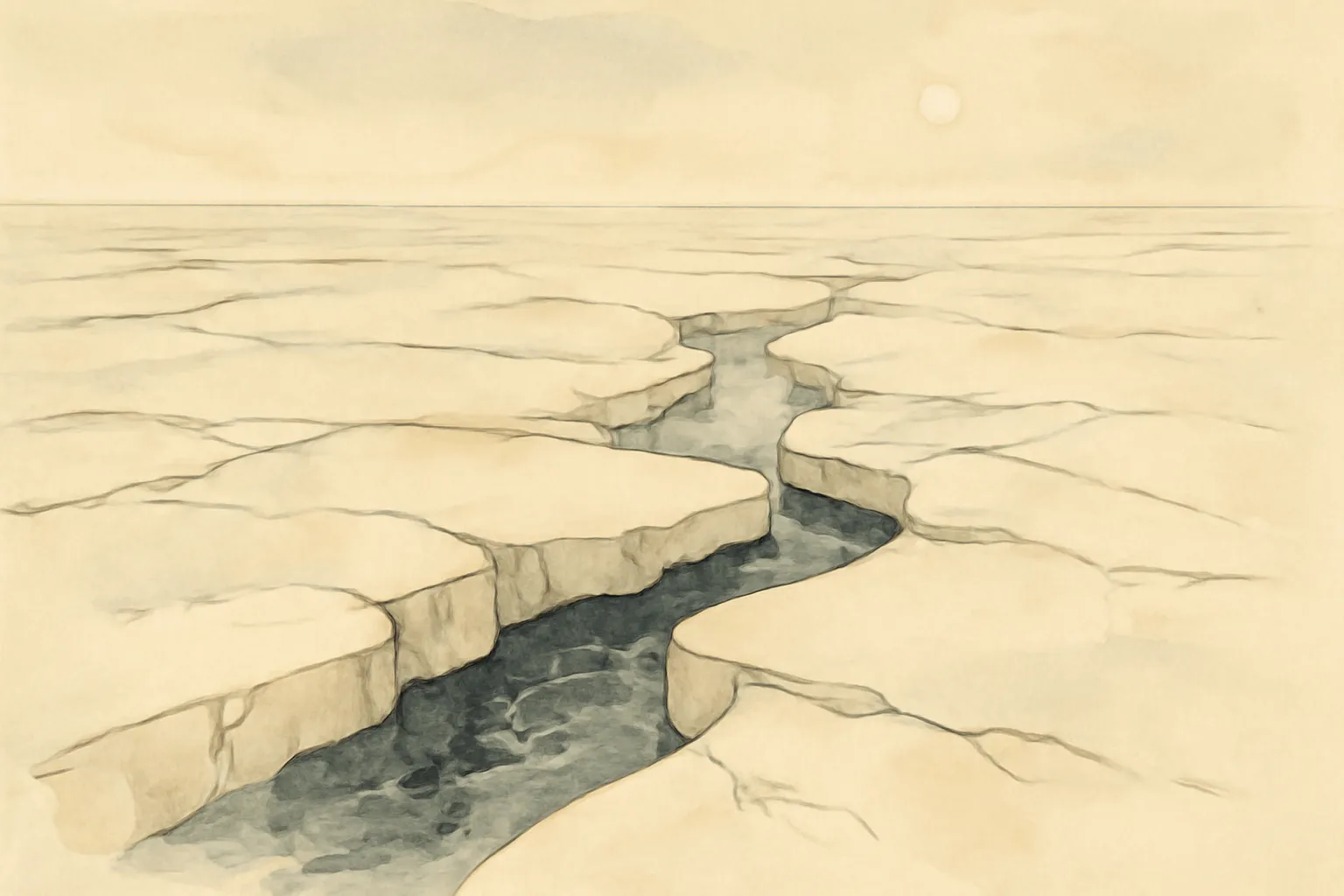 Illustration for The End of Ice: Bearing Witness and Finding Meaning in the Path of Climate Disruption