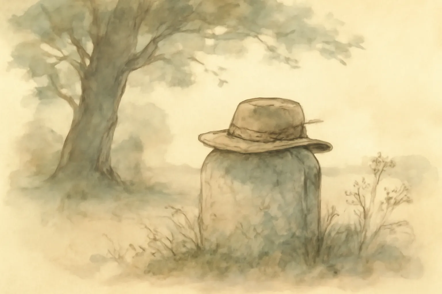 Ilustración de El sombrero heredado