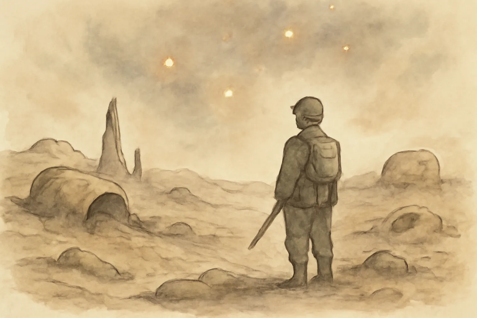 Illustration for The Forever War