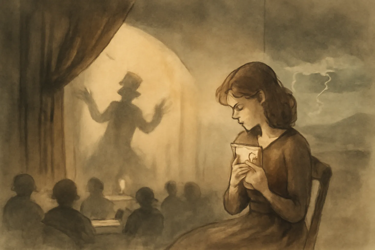 Ilustración de La chica Philippa