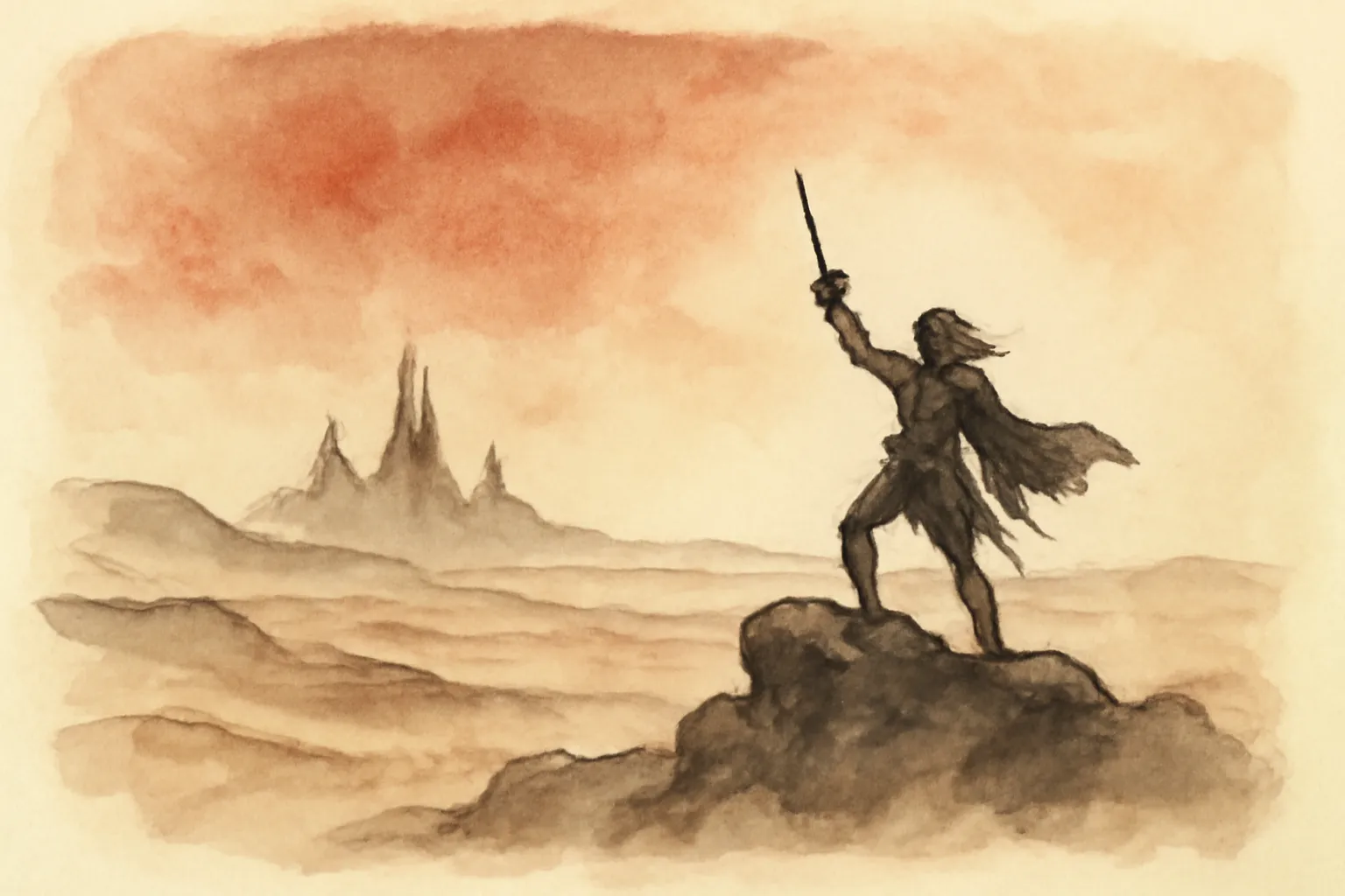 Ilustración de Los dioses de Marte