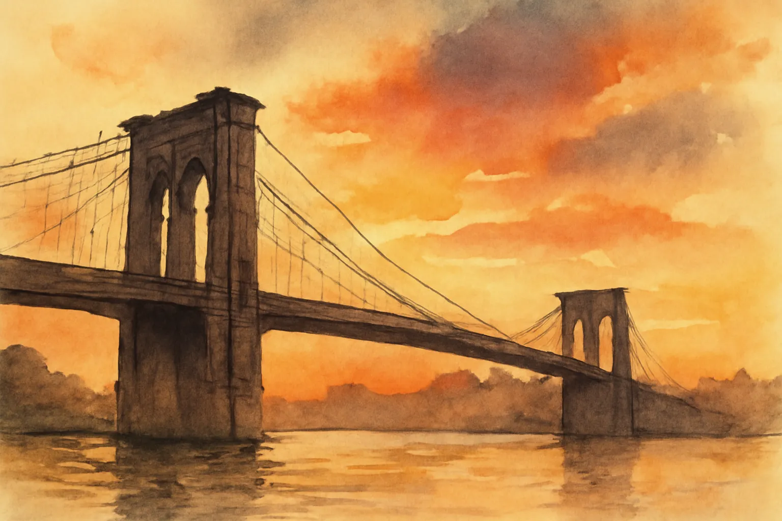 Illustration for The Great Bridge