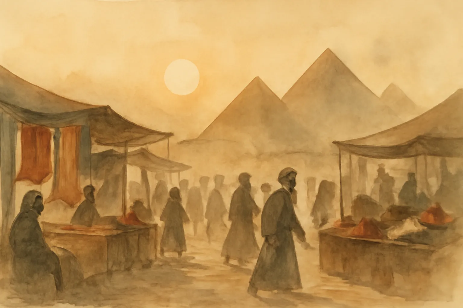 Ilustración de El halcón de Egipto