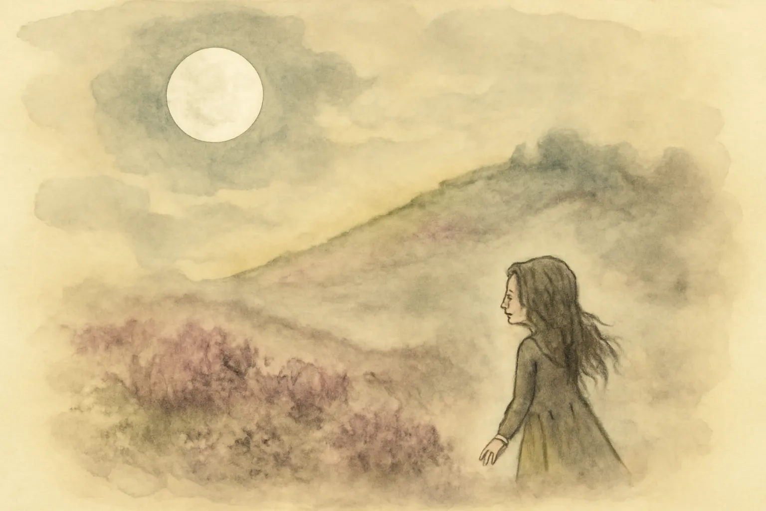 Ilustración de La luna de brezo