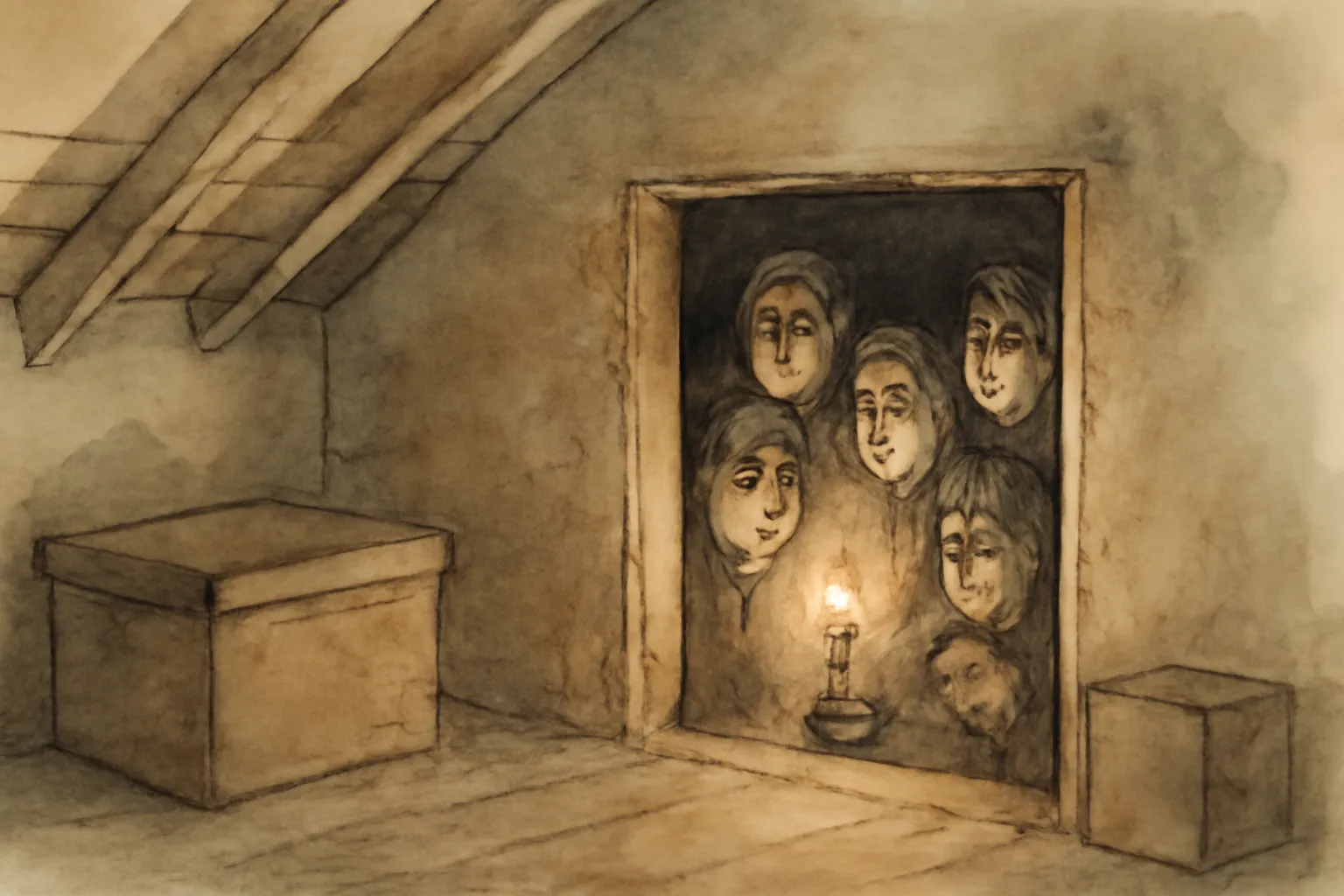 Illustration for The Hiding Place