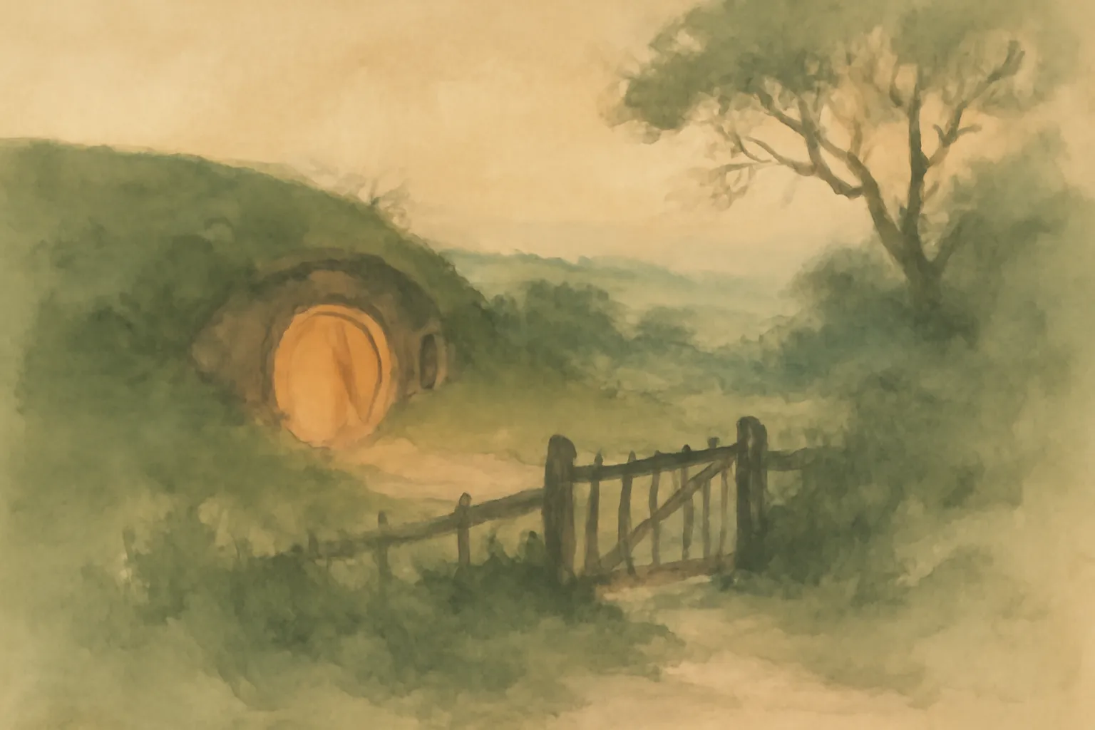Illustration for The Hobbit