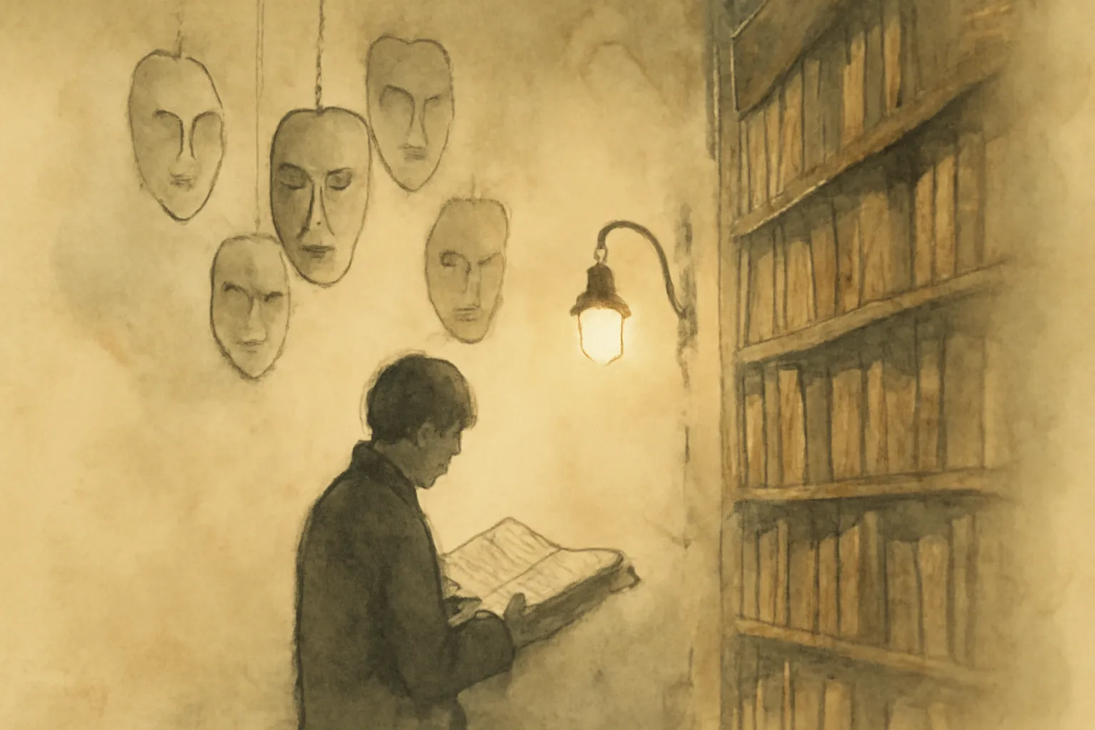 Illustration for The Human Stain