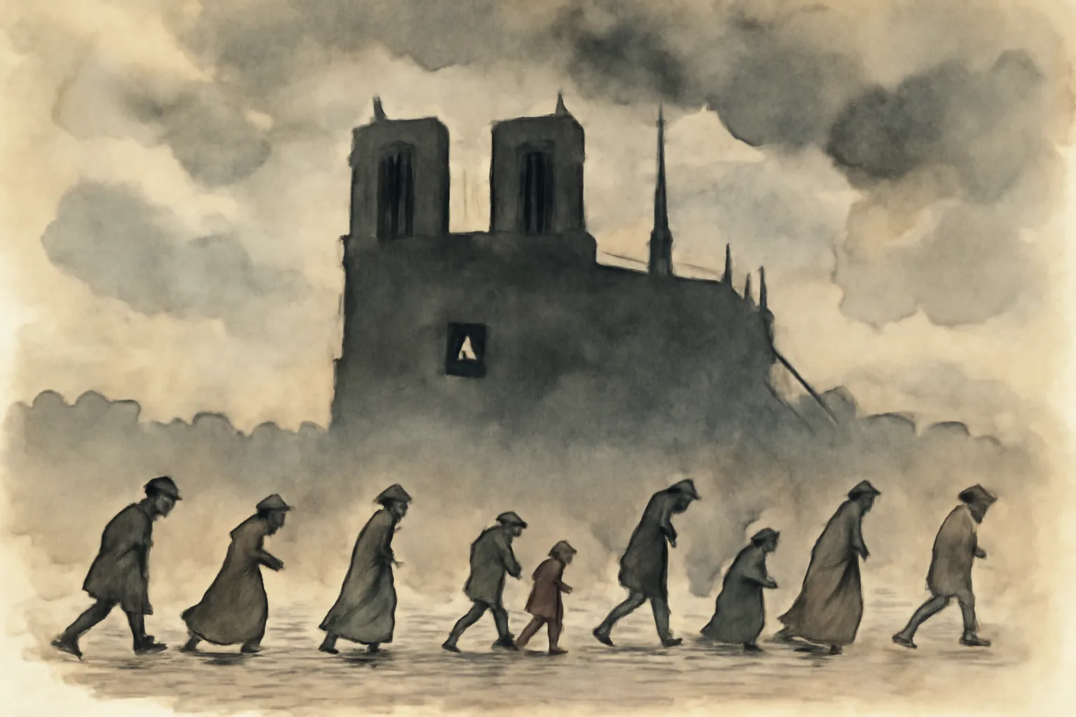 Illustration for The Hunchback of Notre-Dame