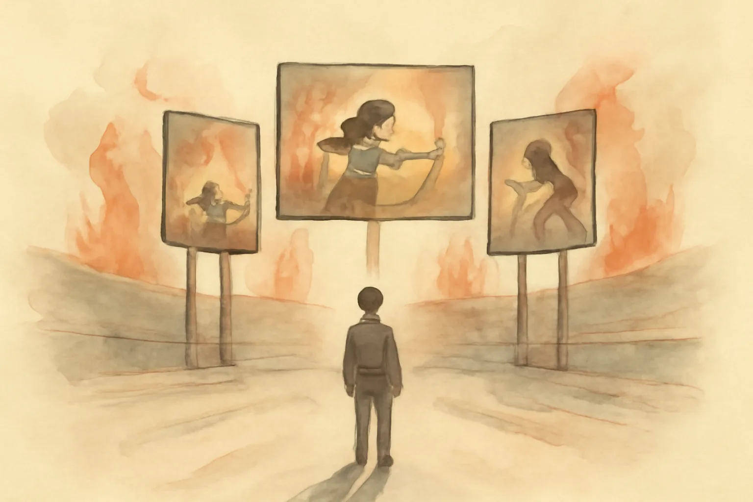 Illustration for The Hunger Games