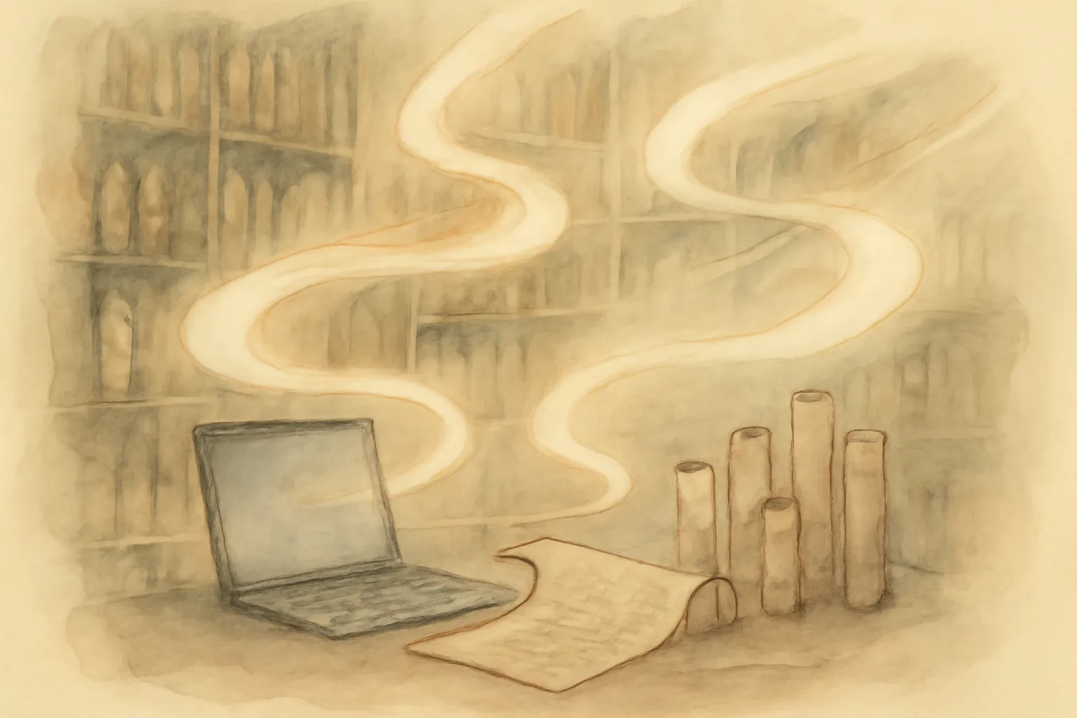Illustration for The Information: A History, a Theory, a Flood
