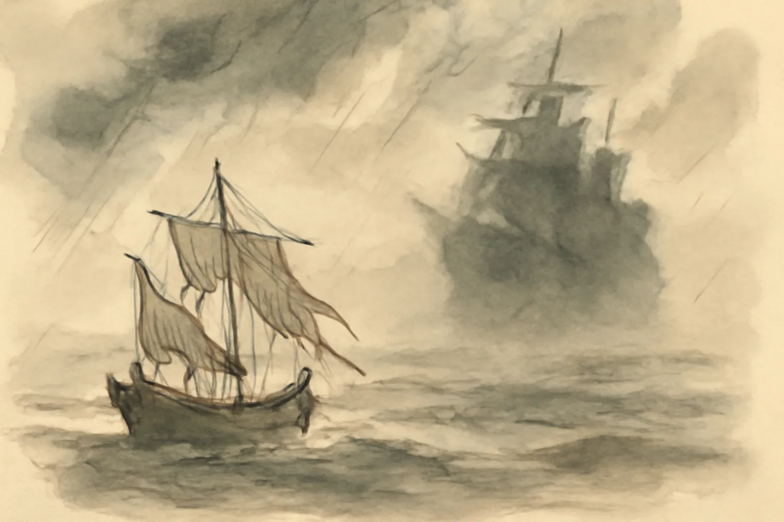 Ilustración de El pirata de hierro