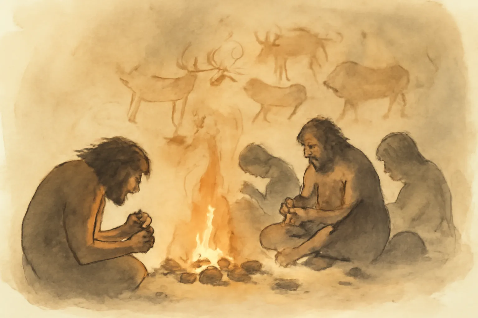 Illustration for The Last Neanderthal