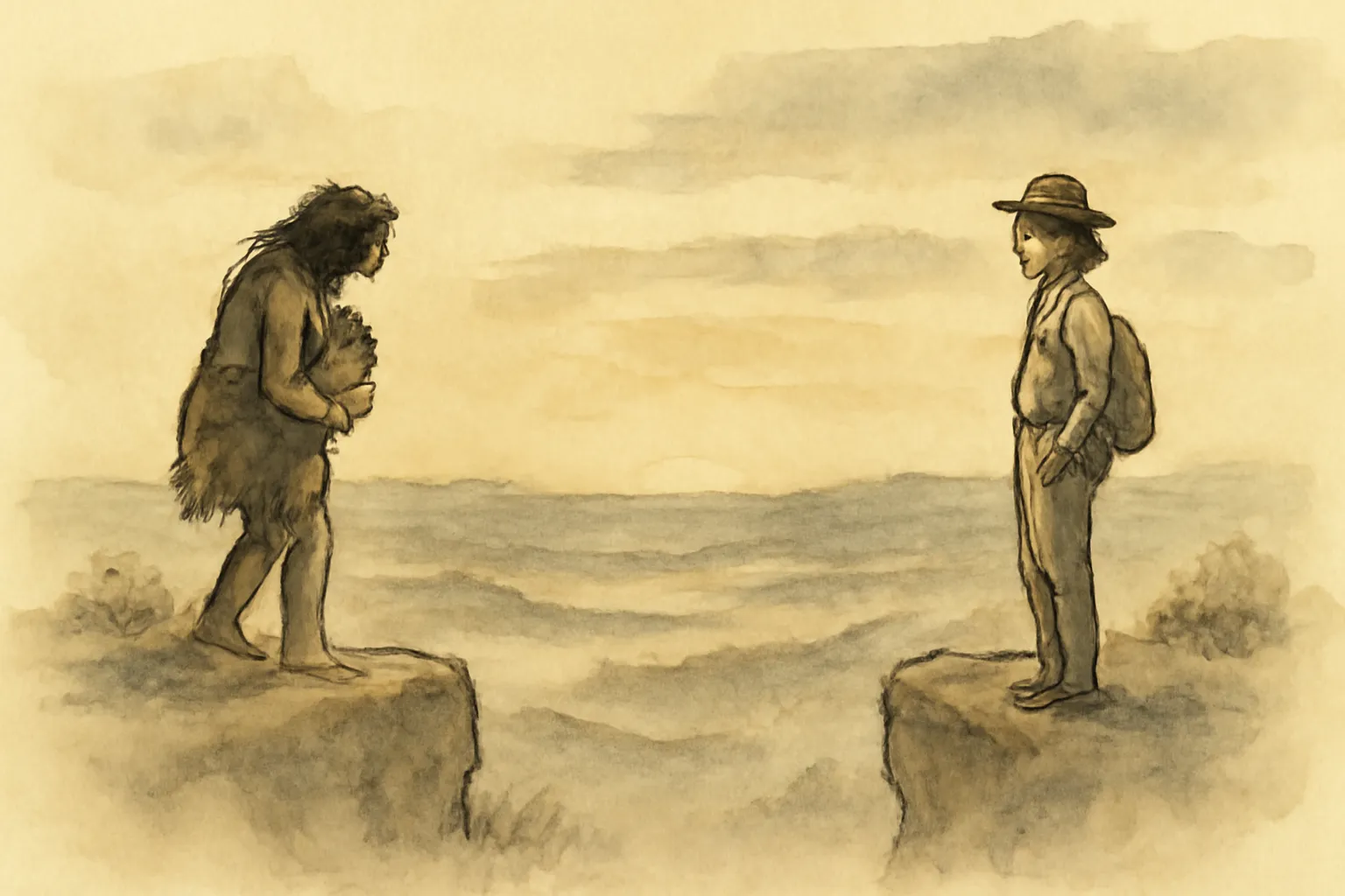 Illustration for The Last Neanderthal