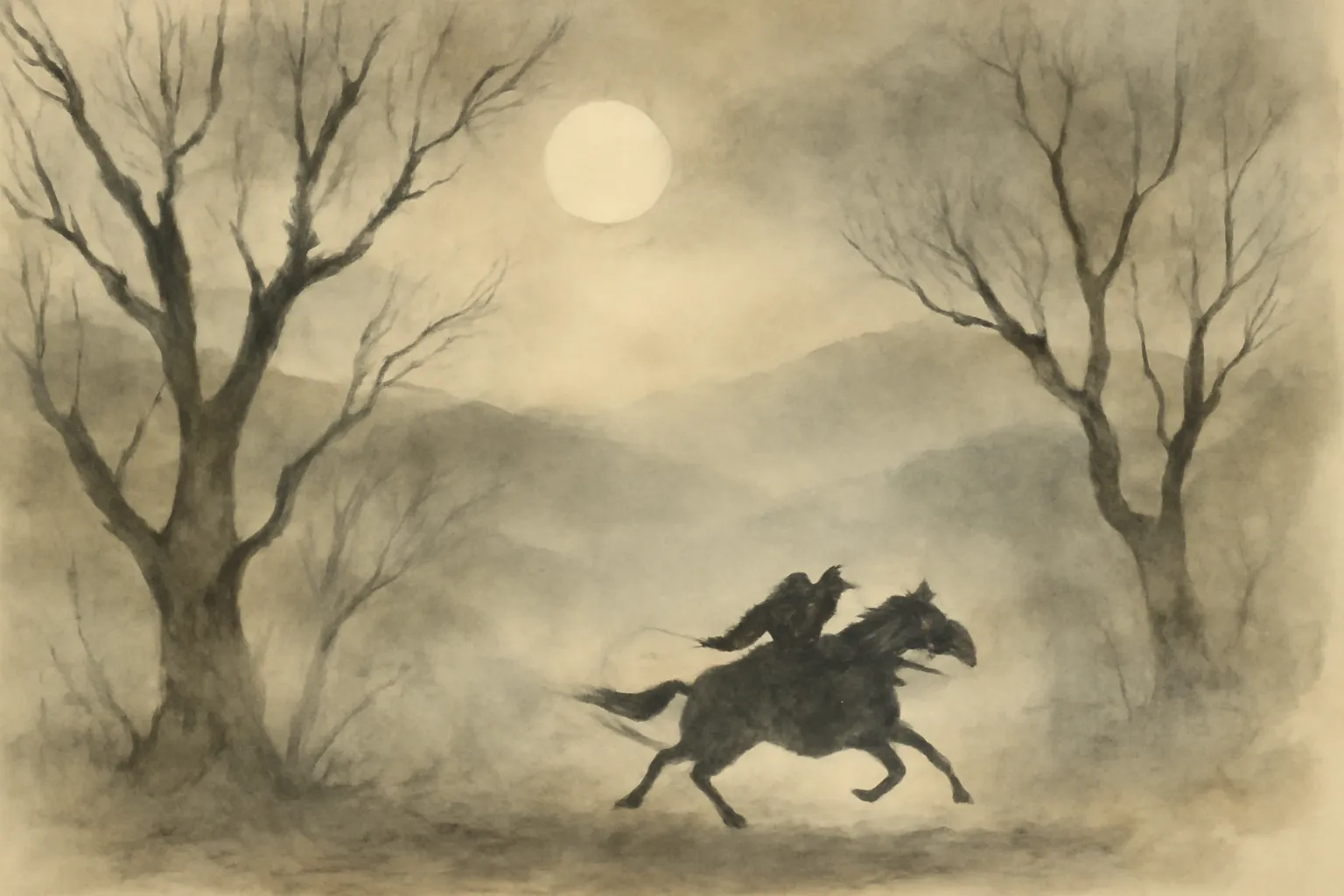 Ilustración de La leyenda de Sleepy Hollow