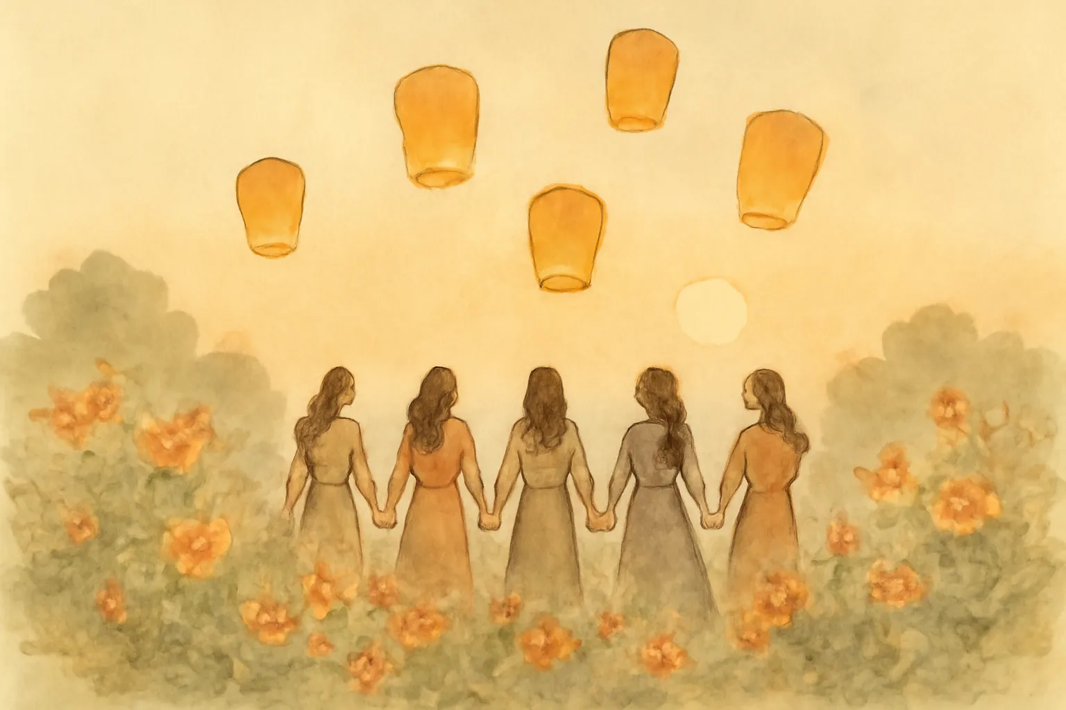 Ilustración de The Lilac Lady