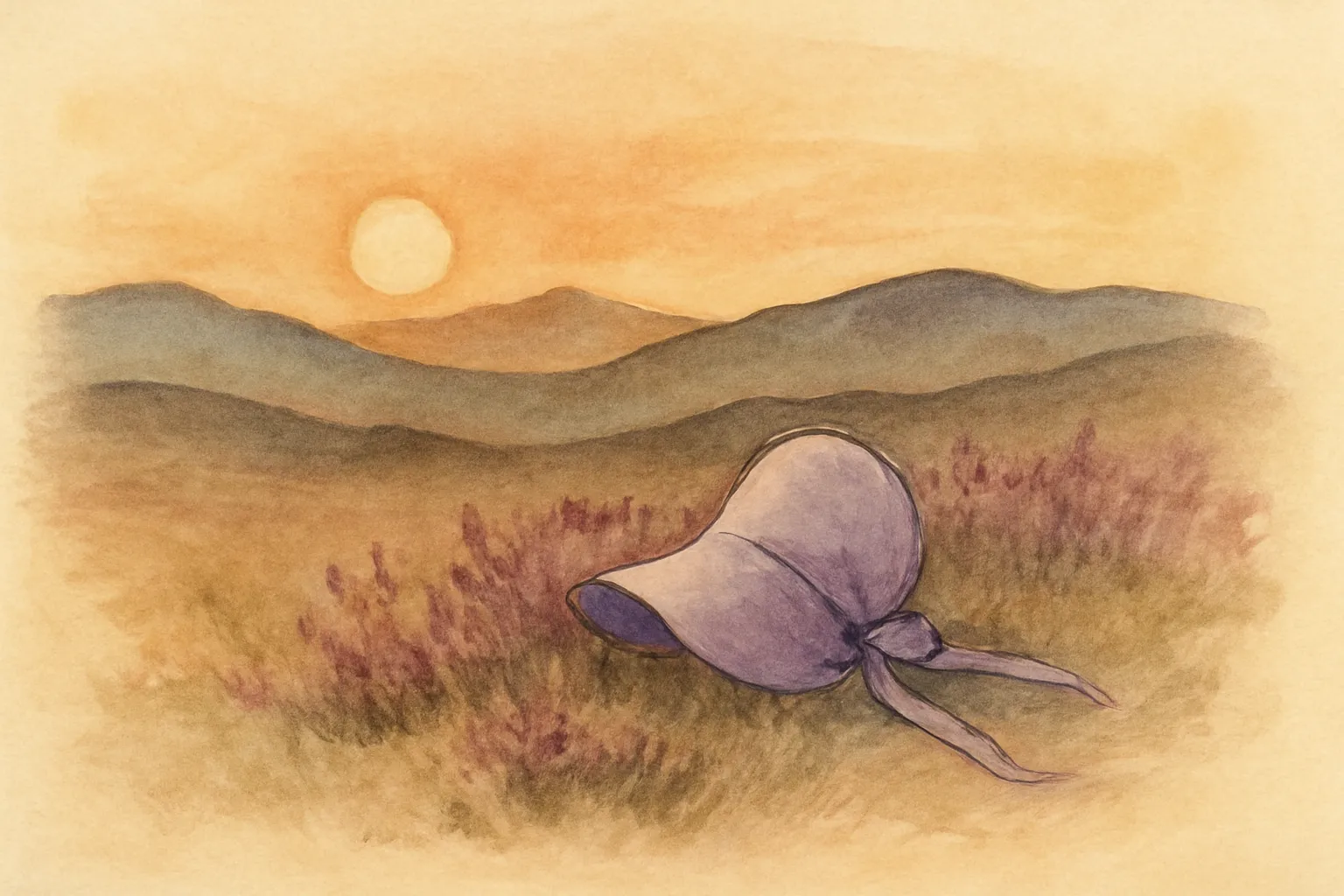 Ilustración de The Lilac Sunbonnet: A Love Story