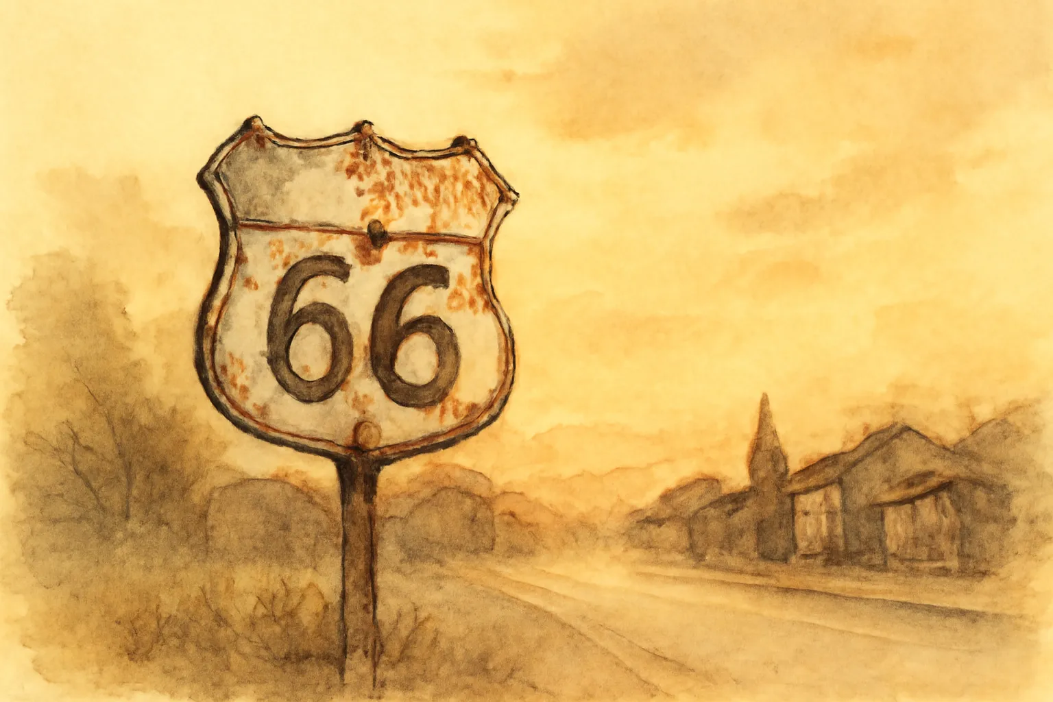 Illustration for The Lost Continent: Travels in Small Town America
