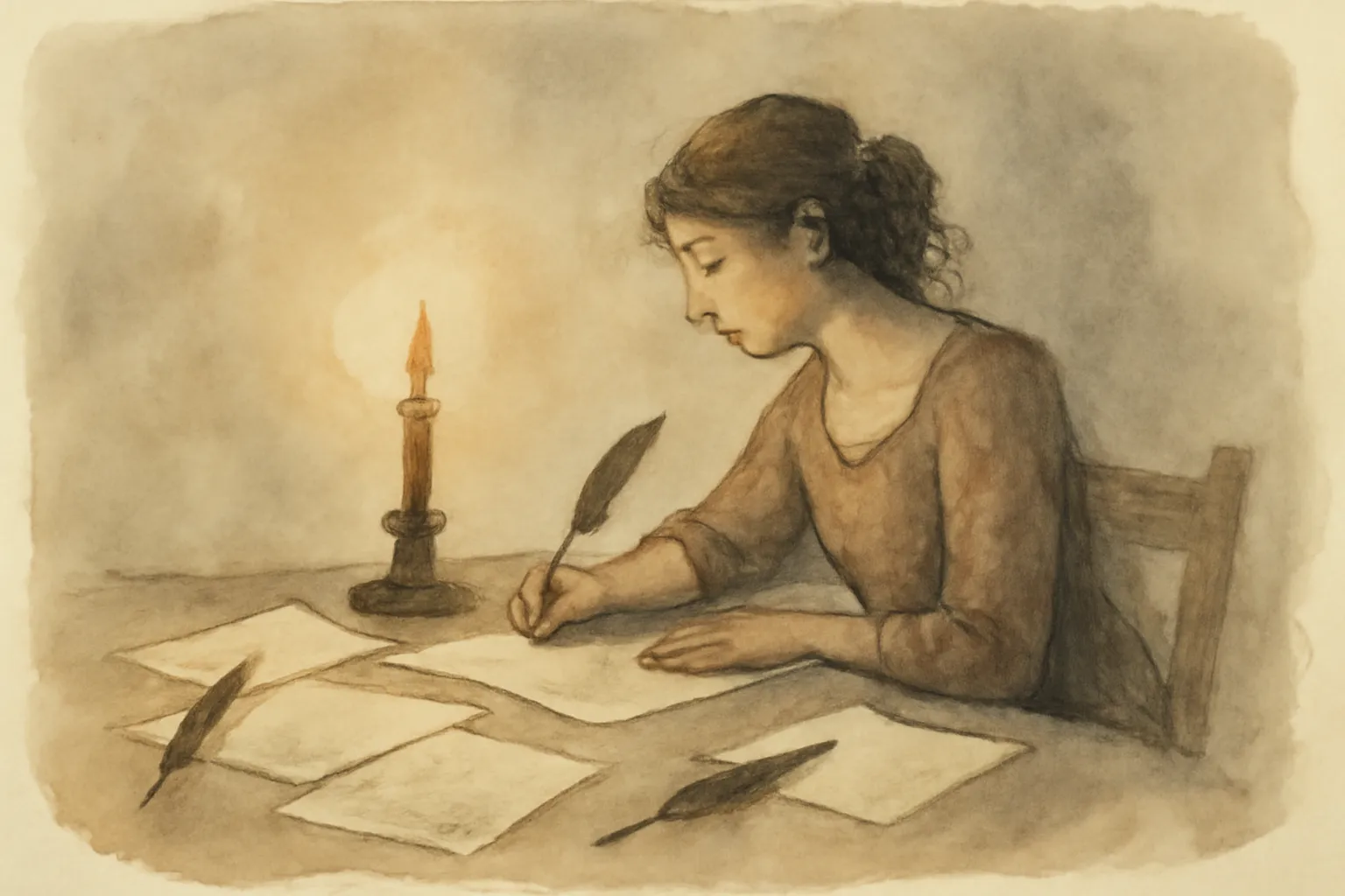 Ilustración de Cartas de amor de Mary Wollstonecraft a Gilbert Imlay
