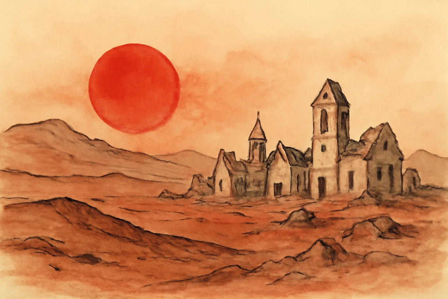 Illustration for The Martian Chronicles