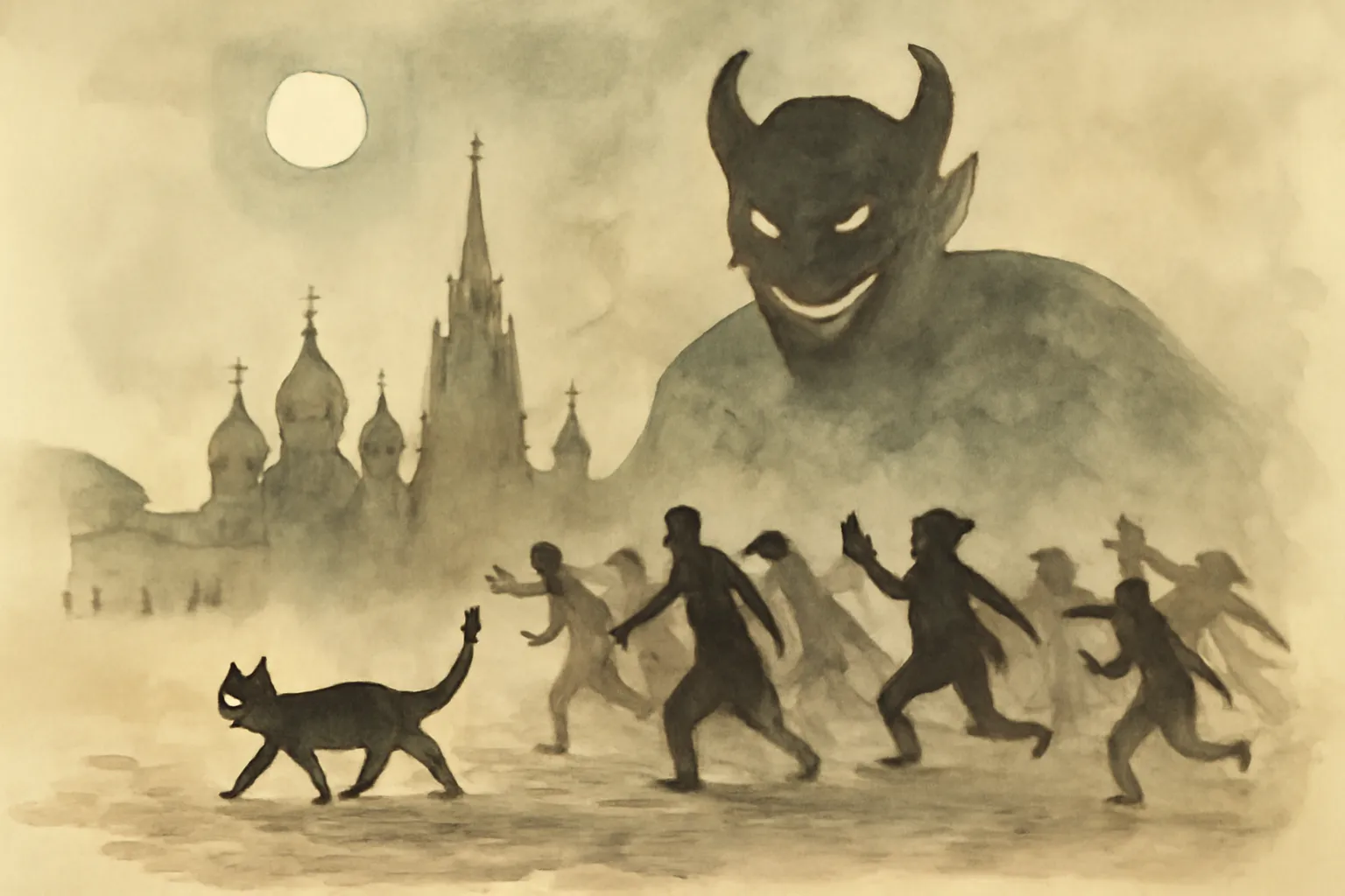 Illustration for The Master and Margarita