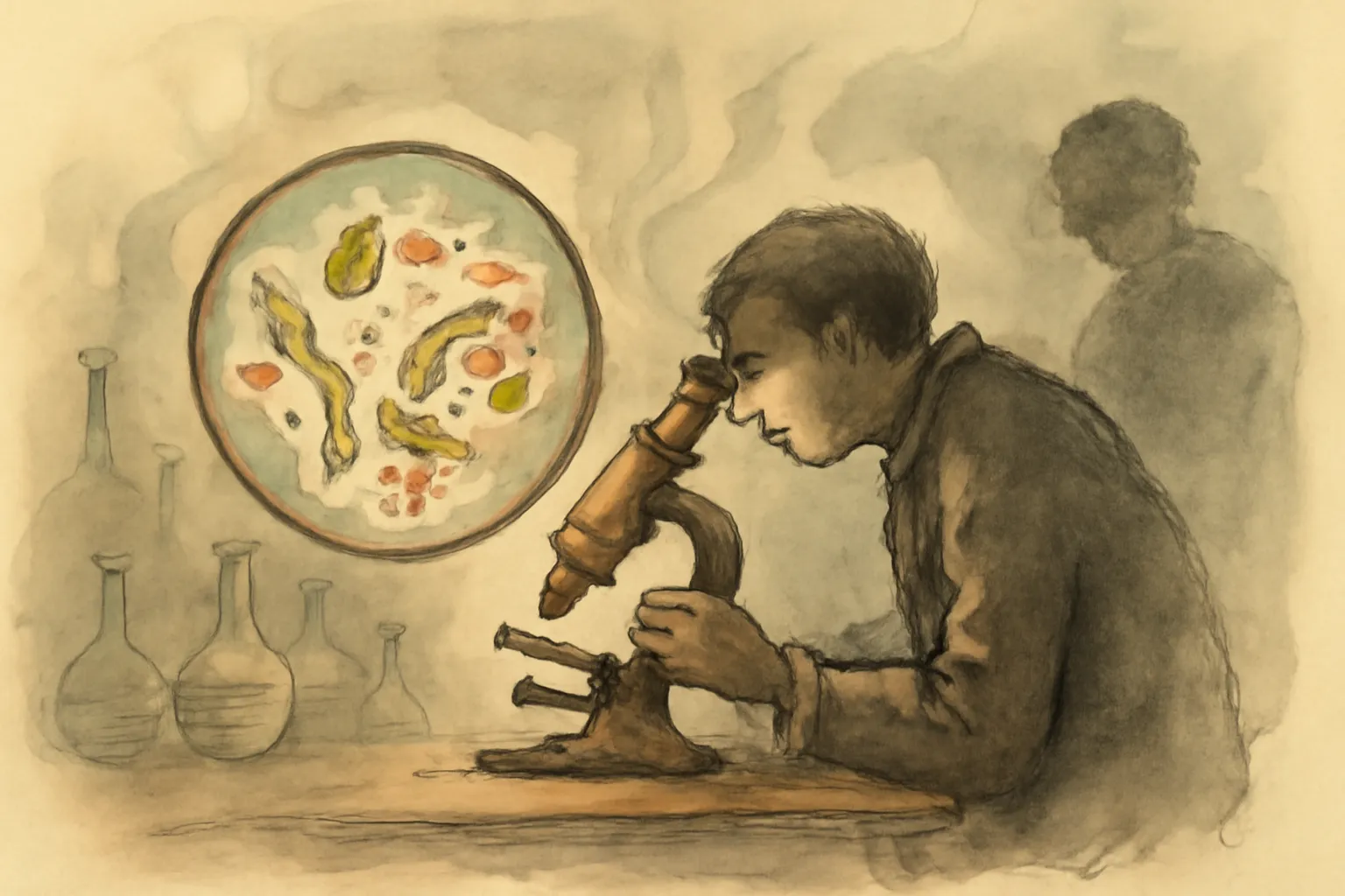 Illustration for The Microbe Hunters