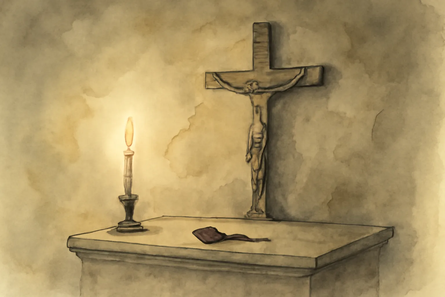 Ilustración de El monje
