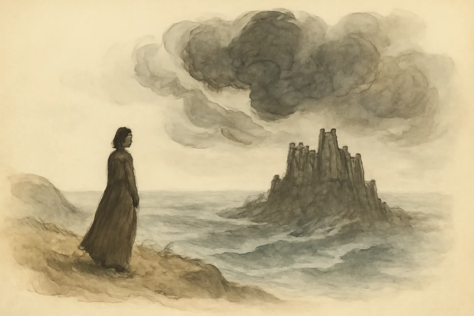 Ilustración de Los misterios de Udolfo