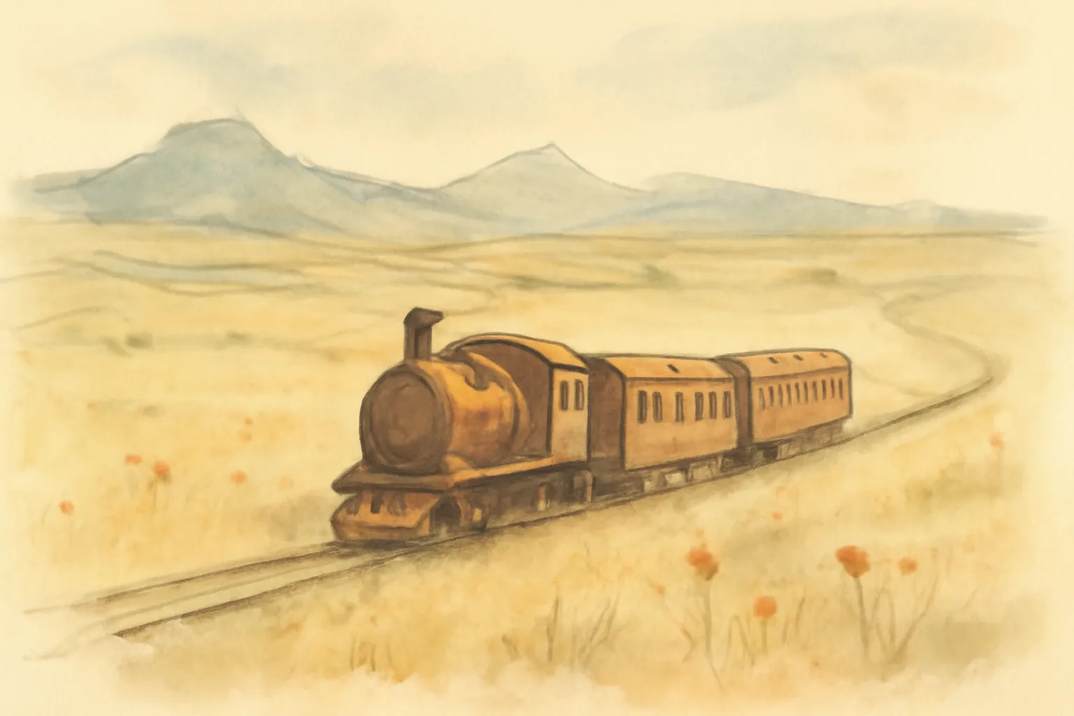 Illustration for The Old Patagonian Express