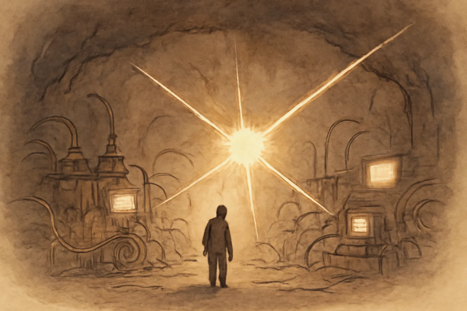 Illustration for The Particle at the End of the Universe