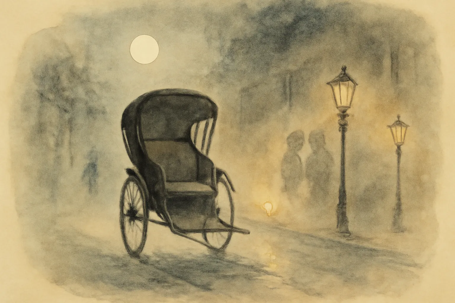 Ilustración de El jinete fantasma y otros cuentos de fantasmas