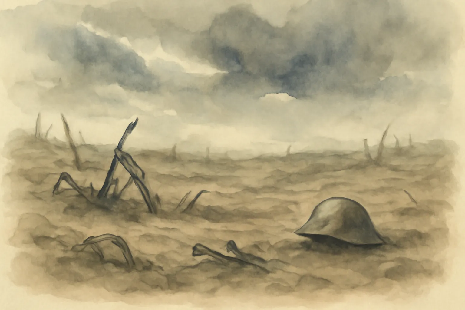 Illustration for The Pity of War
